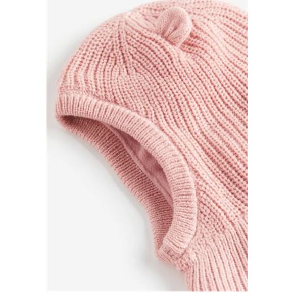 New H&M Kids Baby Pink Fleece-lined Balaclava 2T - Picture 3 of 3